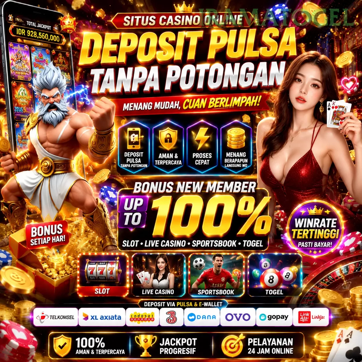 Login iramatogel Sekarang Bonus Melimpah